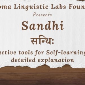 Learn Sanskrit Sandhi -Web Version